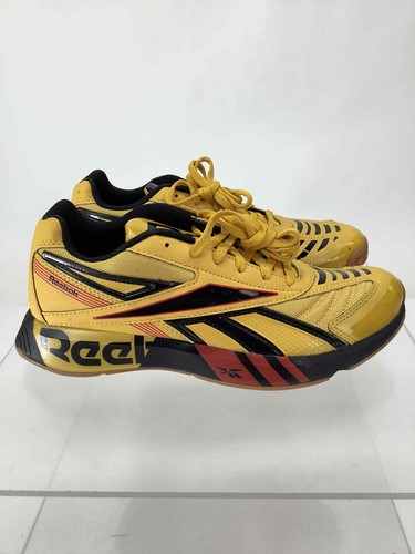 Reebok Yellow \u0026 Black Futsal Fusion Lace-Up Running Shoes Size 6.5 | eBay