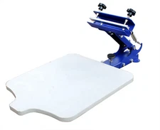 1 Color Screen Press with Fixed Pallet T-shirt DIY Silk Press Printer Equipment