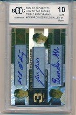 2004 SP Prospects (Link To The Future Triple Autographs) (#20/50) BCCG10 BCCG