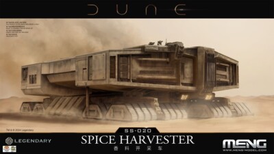 DUNE: Spice Harvester Scale Modellbausatz von Meng (20x13,3x5,7cms wenn gebaut)