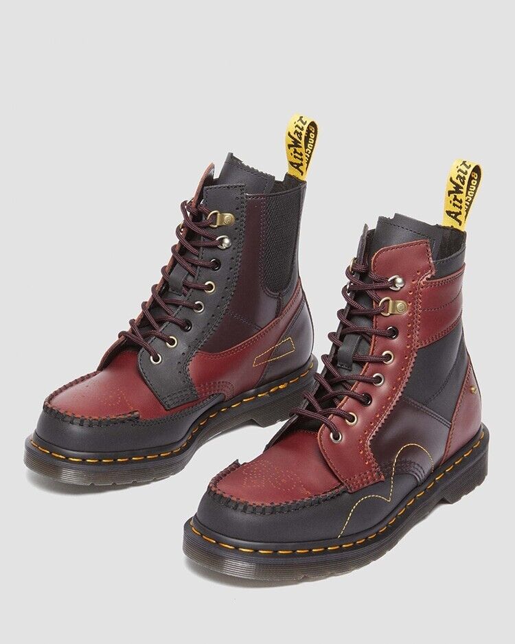 DR. MARTENS 31836146 ABRUZZO SMOOTH 1460 FUSED BLACK BROWN DR. MARTENS 31836146 ABRUZZO SMOOTH 1460 FUSED BLACK BROWN