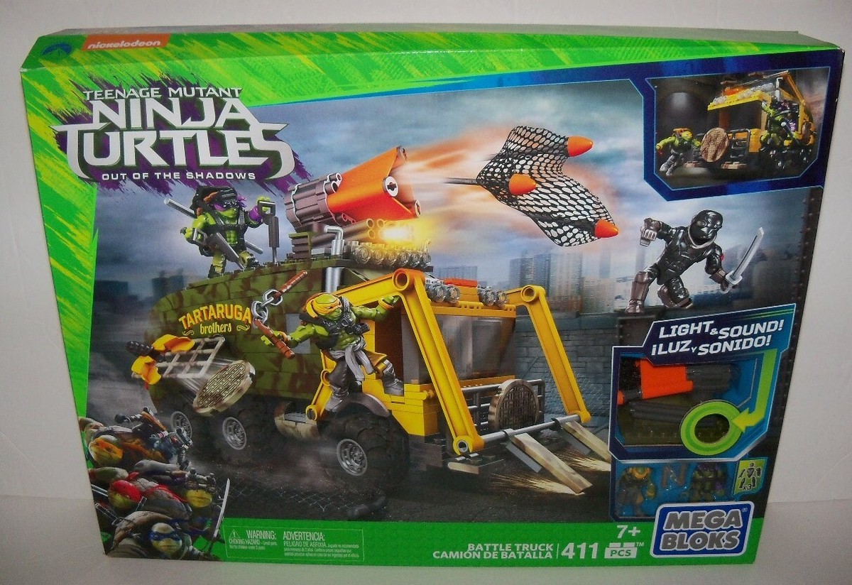 MEGA BLOKS 忍者タートルのBATTLE TRUCK Amazon.com: Mega Bloks Teenage Mutant Ninja Turtles Battle