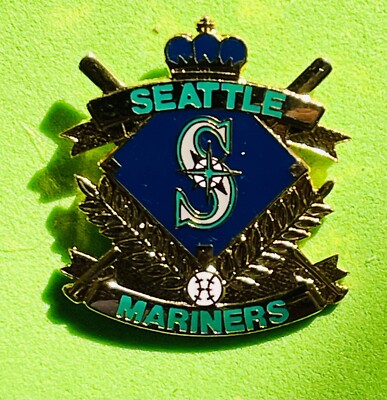 Seattle Mariners Crest Pin MLB MARINERS Baseball Licensed ShipUSAonly ...
