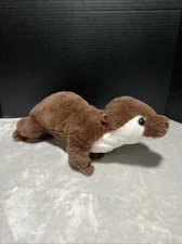 Wildlife Artists Sea Otter Plush 18”L Brown White Bass Pro Shop Stuffed Toy Pet
