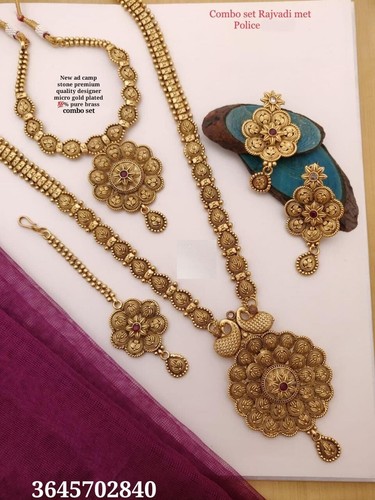 AD Stone Combo Micro Gold Plated Pure 