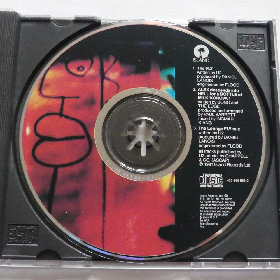 U2 The Fly US Maxi CD 422-868885-2 Island Records 3 Tracks 1991 Achtung Baby - Bild 4 von 4