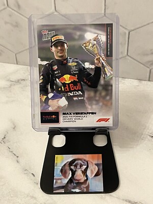 Max Verstappen 2021 Topps Now Formula World Champion #080 Free