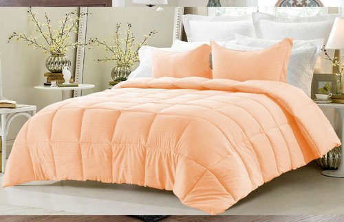 1 Piece Down Alternative Stripe Comforter Choose Size & Color - Picture 20 of 21
