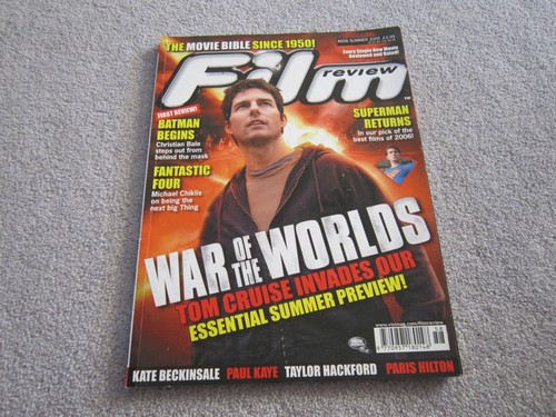 film review magazine ,Summer 2005 ,War of the worlds ,Tom Cruise