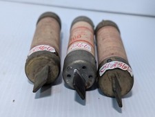 Set of 3 Shawmut 100A Tri-Onic Fuses TRS100 600V