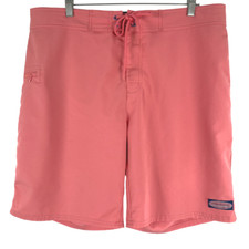 Vineyard Vines Board Shorts Mens Size 36 Pink Beach Swim Flawed SW-1938