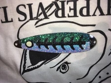 High Percentage Salmon Trolling Spoon With Hyper Vis Tape Not Paint 3 3/4”