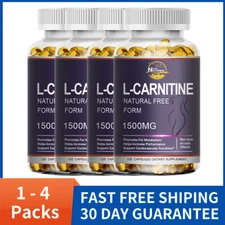 Acetyl L-Carnitine 1500mg 120 Capsules Nervous System Health Antioxidant NON-GMO