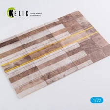 Acrylic Base for Scale Model 1:72 Belgian Kleine Brogel Air Base type2 KS72041