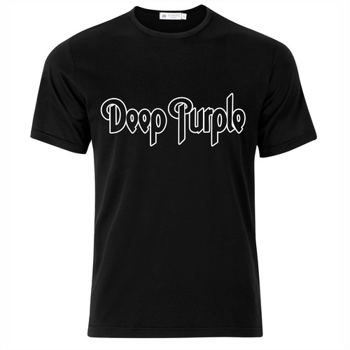 DEEP PURPLE BAND T-SHIRT BLACK HARD 