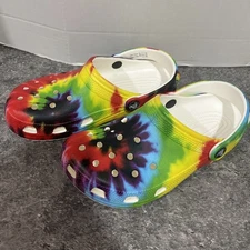 CROCS Classic Tie Dye Clog Women’s 7 / Men’s 5 Worn Just A Couple Times