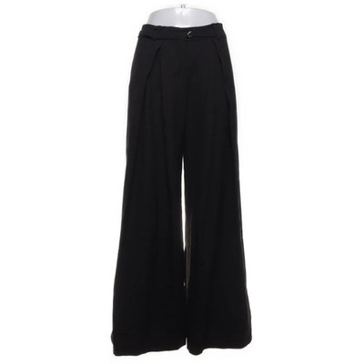 Zara, Palazzohose, Größe: XS, Schwarz, Polyester/Viskose, Einfarbig, Damen #dtB