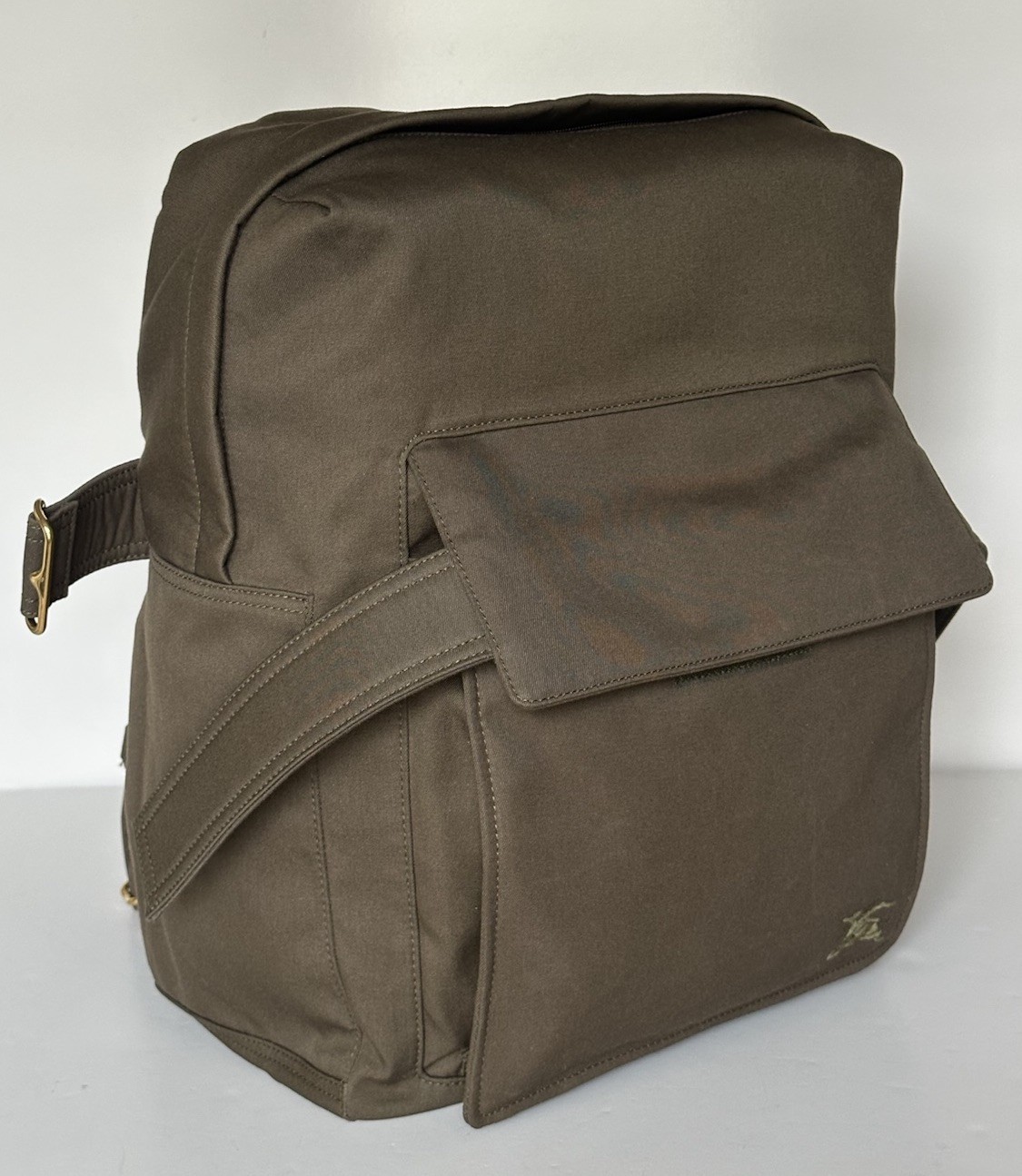 【関税&送料込】Burberry Army Green Canvas Trench Belt Bag Burberry Army Green Canvas Trench Belt Bag in Gray for Men