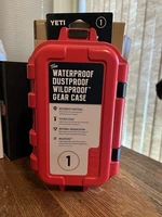 YETI GoBox 1 Gear Case, Box Rescue Red New