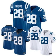 NWT Men's Jonathan Taylor #28 Colts FUSE Royal Stitched Jersey