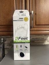 Sidas 3Feet Mid Arch Slim Insoles, Large