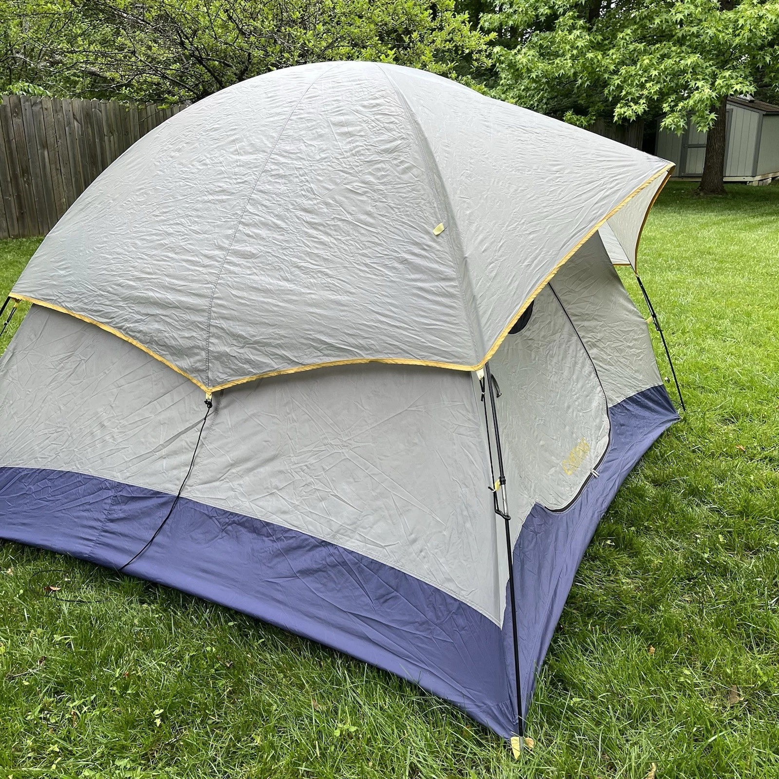Camp Trails Camping Tent Dome 3-4 Person 3 Season With Fly Bag 3 Poles 11 Stakes