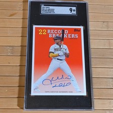2023 Topps Record Breakers Juan Soto Auto Serial /10 #RBA-JS SGC 9 Padres