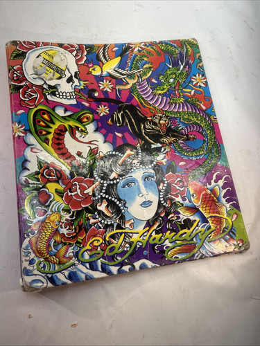Lisa Frank Ed Hardy Mappe Ordner Notizbuch Vintage - Bild 6 von 6