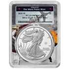 2025-W $1 1-oz Proof American Silver Eagle Laser Beam Privy PCGS PR70DCAM FS