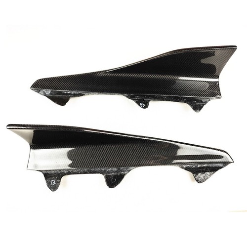 Carbon Fiber Car Side Skirt Lip Spoiler For 2016-21 2017 BMW F87 M2 G30 F22 F23 - Picture 8 of 10