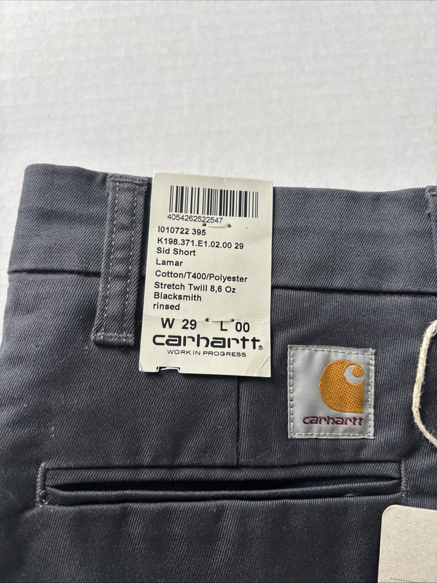NEW Carhartt Work In Progress WIP Mens 29 Sid Shorts Gray