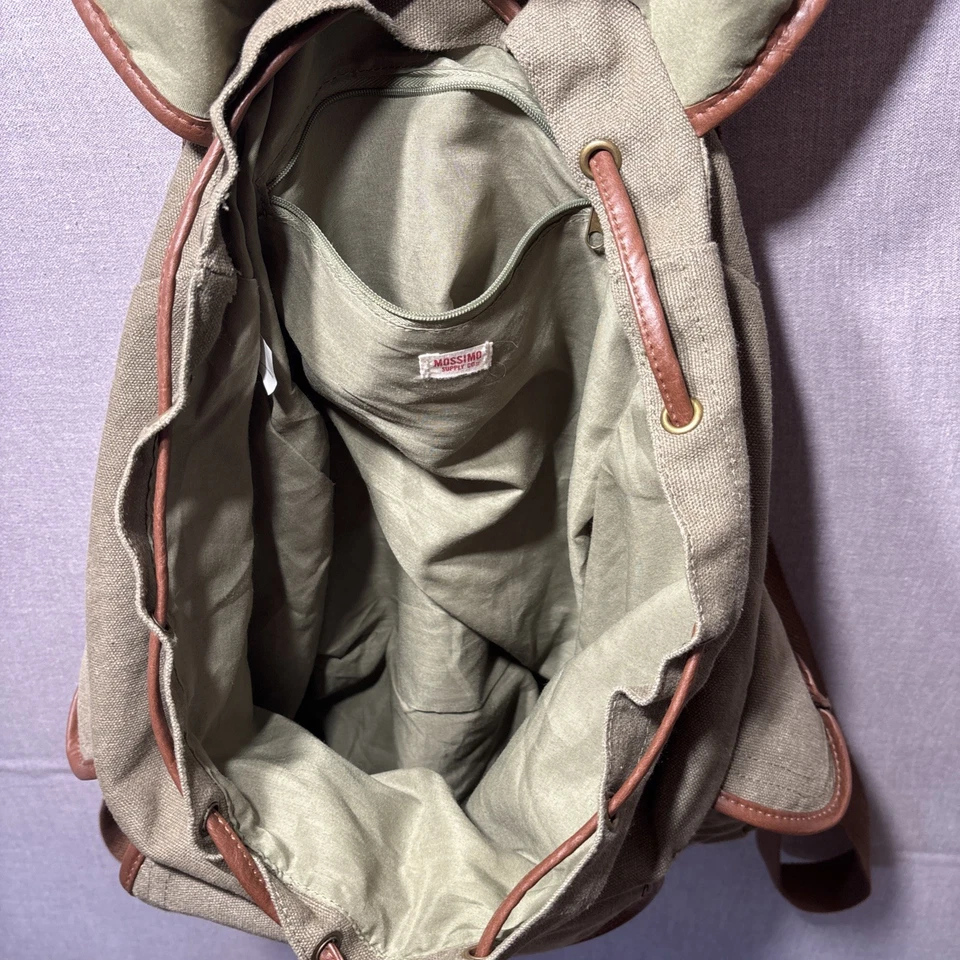 Unisex Para mujeres Hombres Vintage Hobo Bolso de Mano Mochila Mochila Mezcla de Algodón Foto 2 de 4