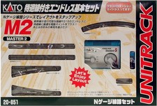 KATO N Gauge M2 Endless Basic Set with Side Track Master 2 20-851 Rail Set