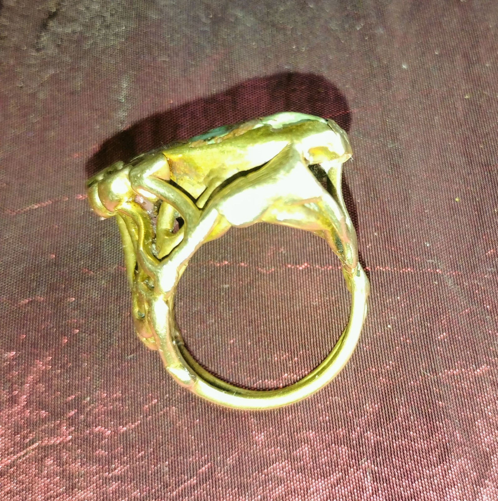 JACK BOYD vintage Ring carved bronze with high qu… - image 6