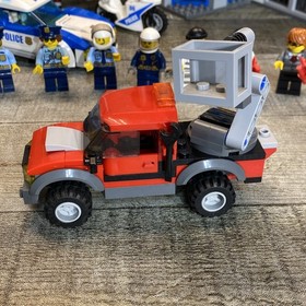 LEGO CITY Police Station (60141) Complete Set & Minifigs No Box or Instructions