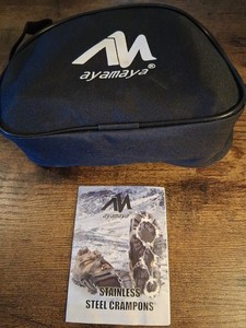 !!! Ayamaya Stainless Steel Crampons Size XL New !!!