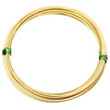 Soft Brass Wire, 1 Roll 18Ga/1x1mm 6m/19.69ft Square Craft Wire, Brass