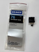 Weaver #76 Remington 788 Classic Aluminum Rear Base Gloss Black-48076 (bn)