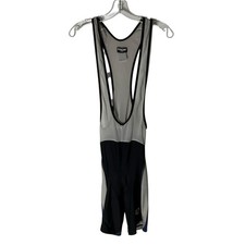 Pearl Izumi Vintage 90s Mens Cycling Bib Shorts Black Blue Logo  Sz Large *READ*