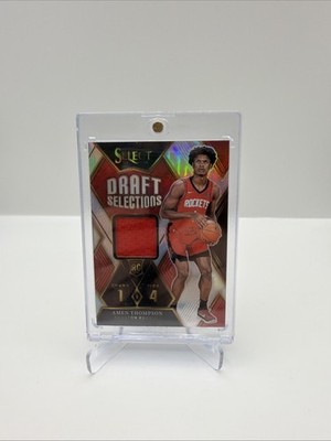 Amen Thompson 2023-24 Select Draft Selections Rookie Patch RC SILVER