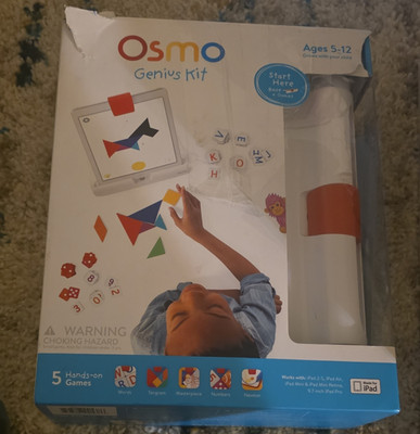 Osmo Genius Kit Hands-On Learning System for iPad, Ages 5-12 (5 Games)