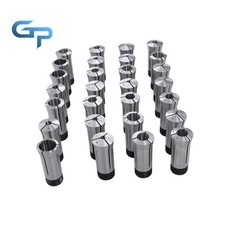 Heavy-Duty 5C Collet Set 28pc Metric With Storage Rack 1-28mm