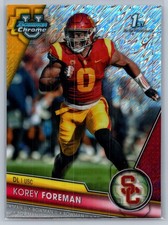 Korey Foreman 2023 Bowman University Chrome #190 1st Bowman Shimmer
