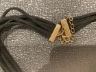 *RARE* VINTAGE GORGEOUS BLACK GOLD METAL MULTI-STRAND CHOKER NECKLACE!! — photo 4
