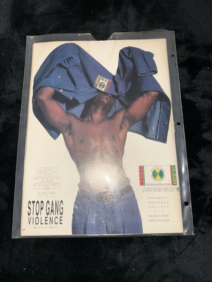 1991 Word Up! Magazine Ice-T & Ice Cube Looters Preview Hip Hop Rare - Image 2 of 2