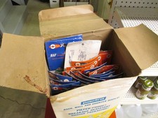 PACTRA 1960s hobby shop store display box 24 airplane Spitfire Sabre Blue Angel