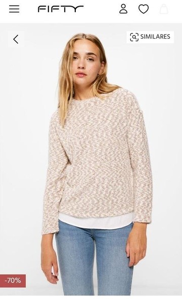 Women Gerry Weber Sweater Grey Cotton 42 / XL / 50