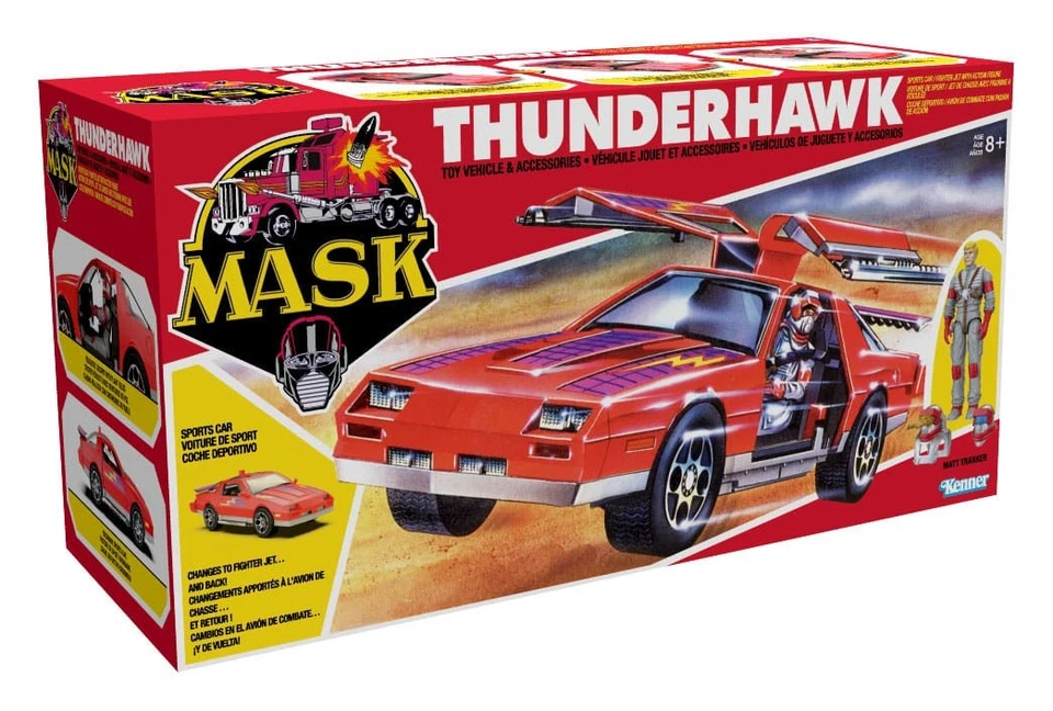 M.A.S.K. Thunderhawk Vehicle Fahrzeug Matt Trakker Figur The Loyal Subjects - Bild 1 von 2