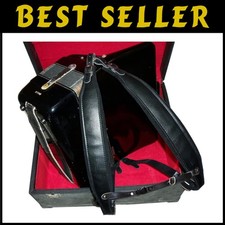 Adjustable Wide Black Accordion Shoulder Straps
