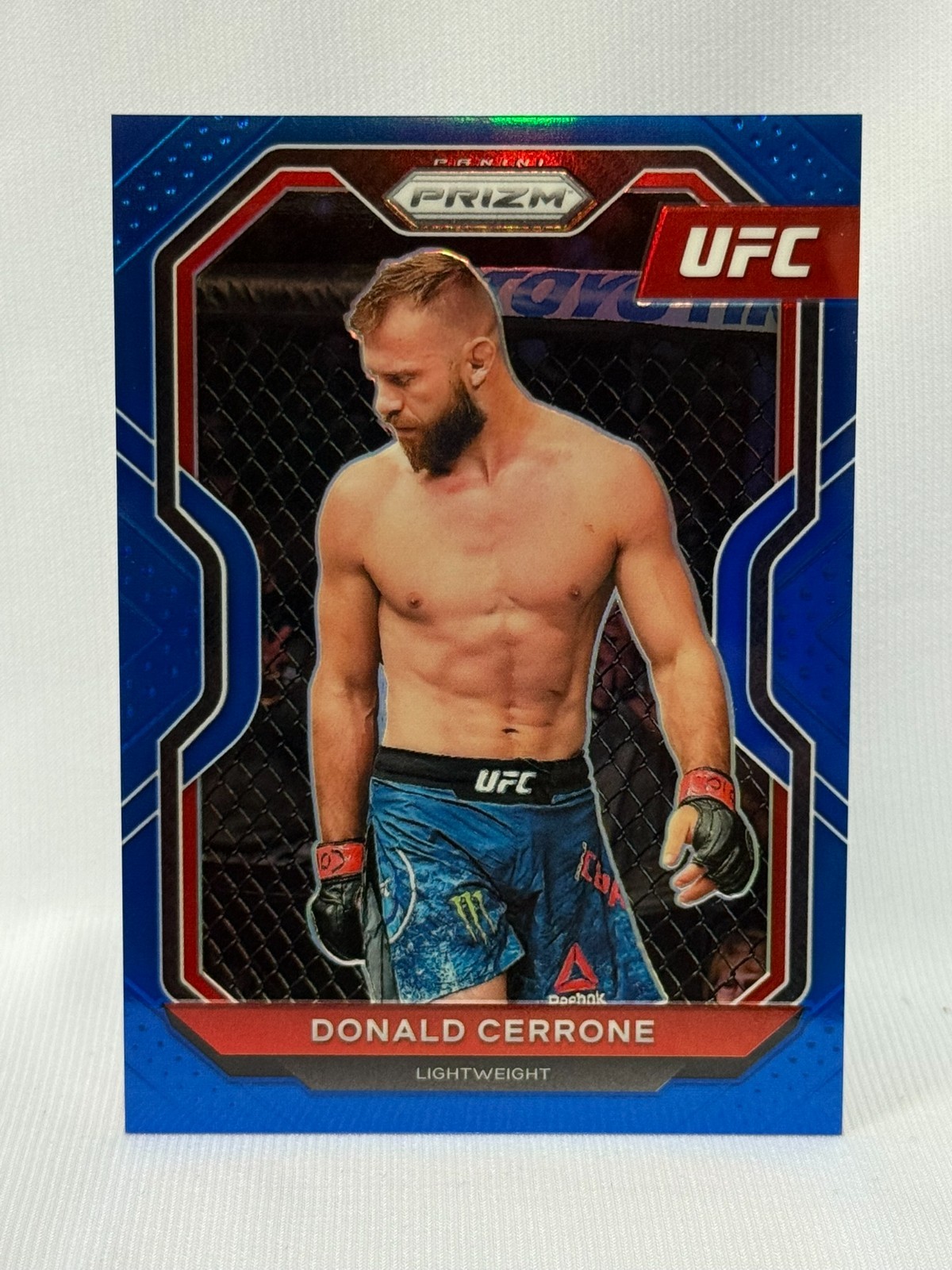 2021 Panini Prizm Donald Cerrone #12 BLUE PRIZM 168/199